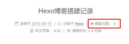 文章访问统计